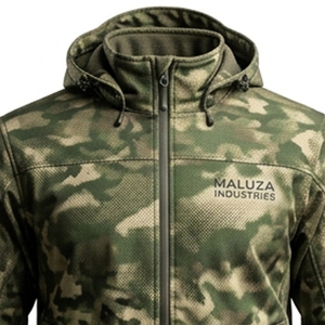 Chaqueta de Caza Impermeable con Estampado de Camuflaje de Verano, Personalizada al por Mayor, para Hombre, Aislada, Cortavientos, de Nylon, con Estampado Frontal - Product Image 3