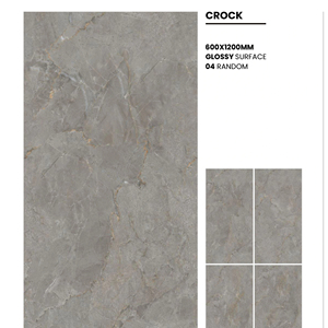 กระเบื้องปูพื้นพอร์ซเลนเคลือบเงาคุณภาพพรีเมียม ขนาด 60x120 ซม. 600x1200 มม. 24x48 นิ้ว สำหรับปูพื้นภายใน - Product Image 1