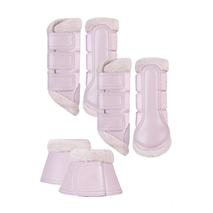Bottes de brossage pour chevaux de qualité supérieure, confortables, fabriquées sur mesure au Pakistan, avec rembourrage protecteur et absorbant les chocs pour les tendons et les articulations. - Product Image 1