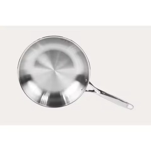 Premium <b>Copper</b> Stainless Steel Cooking <b>Pan</b> With Brass Handle For Kitchen <b>Frying</b> <b>Pan</b> Searing Sauteing And Home Cooking - Product Image 6