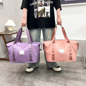 Bolsas de viaje unisex de lona de gran capacidad, bolso de mano impermeable, bolsos de hombro para mujer, bolsa de deporte para natación y fitness - Product Image 6