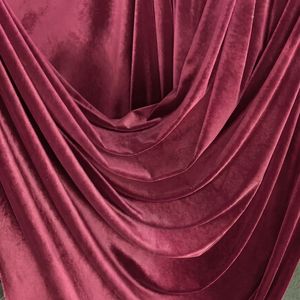 Veste de smoking en velours bordeaux pour homme, couleur unie, tissu taffetas brossé suédé, léger, 100 % polyester, blazer de cérémonie pour mariage - Product Image 3