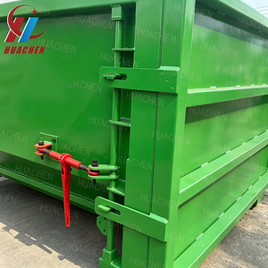 Venta Directa: Contenedor de Basura Rodante de Acero al Carbono Estilo Bañera Verde para Empresas de Residuos - Product Image 4
