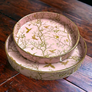 Bandeja de Servir de Bambú con Recubrimiento Esmaltado - Diseño de Dibujos Animados, Ecológica, Hecha a Mano, para Desayunos y Bebidas, Ideal para Regalos Empresariales - Product Image 2