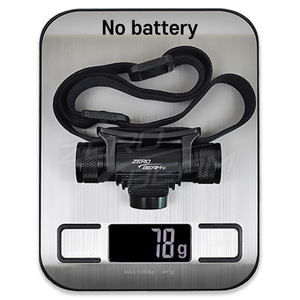 Linterna Frontal LED Desmontable ZEROBEAM H1, 1300 Lúmenes, Haz de Luz Amplio, Carga USB C, 18650, para Actividades Deportivas al Aire Libre - Product Image 6