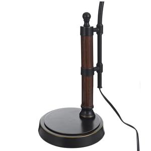 Lampe de table élégante avec abat-jour en tissu blanc, lumière d'appoint contemporaine pour salon - Product Image 6