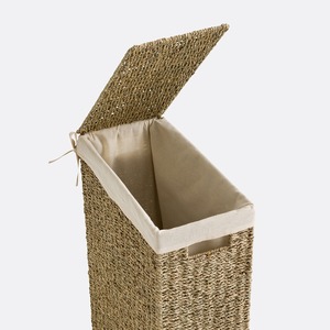 Woven Straw Laundry <b>Basket</b> Handmade Storage <b>Basket</b> Wholesale eco-friendly Made Viet Nam - Product Image 3