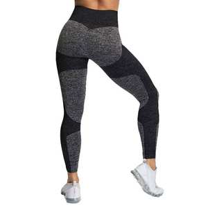 Conjunto de 2 Piezas de Leggings de Yoga para Mujer Bnice, Cintura Alta, Sin Costuras, Efecto Levanta Glúteos, para Fitness y Entrenamiento - Product Image 3