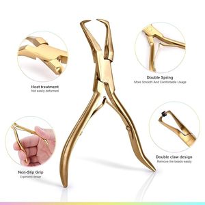 Kit Profesional de Herramientas para Extensiones de Cabello, Alicates para Extensiones de Cinta, Anillo de Acero Inoxidable, Aguja de Bucle, Gancho para Tirar, Accesorios OEM - Product Image 4