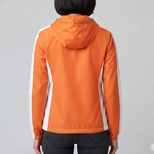 Veste coupe-vent imperméable à capuche pour femme – Vente en gros de vestes de randonnée imperméables pour femme - Product Image 3