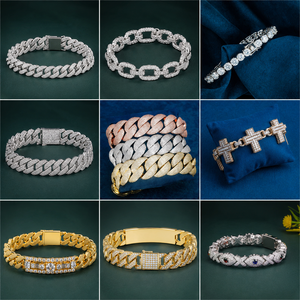 สร้อยข้อมือคริสตัลทรงหัวใจหรูหรา ชุบทอง 22K ประดับขอบแบบ Bezel Setting เหมาะสำหรับทุกเพศทุกวัย สวมใส่ได้ทุกวัน - Product Image 3
