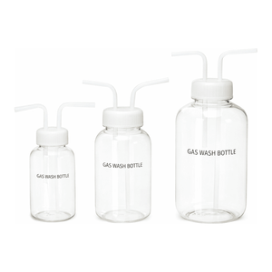 Bouteille de lavage de gaz pour PC avec bouchon en PE et joint torique en silicone pour utilisation en laboratoire à basse température - Product Image 2