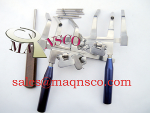 ชุดเครื่องมือผ่าตัดกระดูกสันหลัง MAQNSCO Shadow Line Cervical Retractor System ได้รับการรับรองมาตรฐาน CE ใช้ซ้ำได้ - Product Image 3