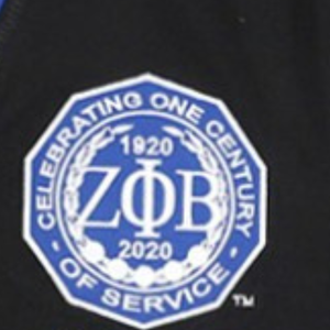 เสื้อคาร์ดิแกน Zeta Phi Beta รุ่นครบรอบ 100 ปี สีดำ-น้ำเงิน สำหรับผู้หญิง แบบติดกระดุม ถักนิตติ้ง รุ่นฉลองครบรอบ 1920 - Product Image 2