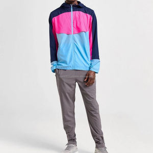 แจ็กเก็ตกันลมมีฮู้ดน้ำหนักเบากลางแจ้งเสื้อกีฬาระบายอากาศได้อย่างรวดเร็วสำหรับชายและหญิงเหมาะสำหรับการเดินทางและจ๊อกกิ้ง - Product Image 1