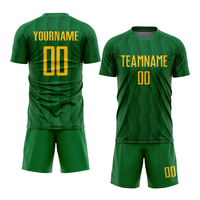 Setelan Jersey dan Celana Pendek Sepak Bola Cetak Berkualitas Premium dengan Warna yang Dapat Disesuaikan 100% Poliester Desain Unisex