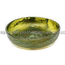 Juego de cuencos y cucharas de resina epoxi, respetuoso con el medio ambiente y duradero, con acento metálico, la mejor calidad, 2025 - Product Image 4