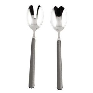 Ensemble de saladiers en métal finition argent mat contemporain pour la décoration moderne de la salle à manger et le service quotidien des repas en famille - Product Image 1