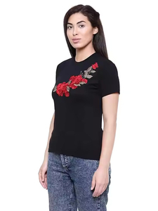 T-shirts à manches courtes pour femmes, de haute qualité, nouveau design par sublimation, respirants, séchage rapide, coupe ajustée - Product Image 2