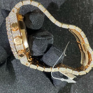 Relojes de Lujo Hechos a Mano, Unisex, Clásicos, Estilo Hip Hop, Mecánicos Automáticos, de Acero Inoxidable, con Cristal de Zafiro, 100 Unidades - Product Image 4