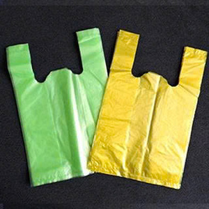 Bolsas de Compras de Plástico Reciclables con Refuerzo Lateral y Asa de Mano, Personalizables con Impresión de Agradecimiento, Tipo Camiseta, Listas para Usar - Product Image 6