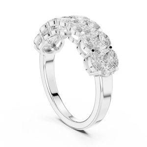 Bijoux anti-ternissement 10K Bague pour femme en diamant personnalisée imprimée en 3D Style ethnique moderne - Product Image 6