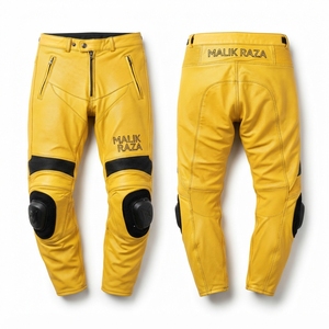 Pantalones de Motocicleta de Cuero Genuino de Una Pieza para Hombre y Mujer, Medidas Personalizadas, Equipo de Carreras - Product Image 1