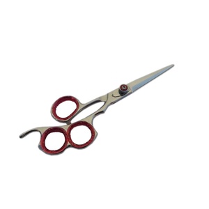 Mô hình mới Lưỡi thép carbon cao vật liệu thép không gỉ Chuyên nghiệp chất lượng cao kéo cắt tóc với <span class=keywords><strong>3</strong></span> lỗ ngón tay - Product Image 4