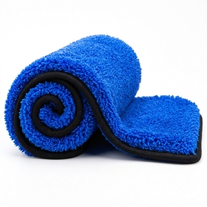 Toallas de secado de coches de microfibra de secado rápido con servicio OEM y tamaño personalizado, toalla de secado de coches de bucle retorcido para limpieza y detallado de vehículos. - Product Image 3