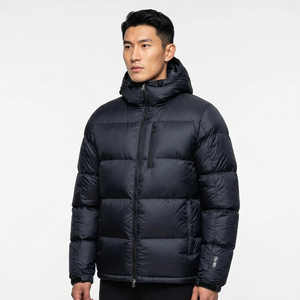 Chaqueta de Invierno para Hombre con Capucha, Acolchada, Resistente al Viento, con Cierre de Cremallera, Estilo Casual, Color Sólido, Exterior de Poliéster 2027 - Product Image 3