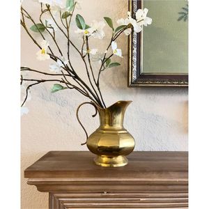Jarrón de Hierro Dorado de Lujo Moderno, Florero Metálico, Decoración Creativa para el Hogar, Centro de Mesa Decorativo - Product Image 1