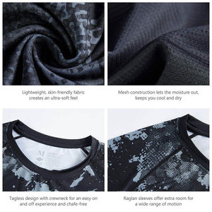 Chemises de pêche à manches longues respirantes et imperméables de taille plus, design original, sublimation, pour l'escalade, la chasse, t-shirts pour hommes - Product Image 6