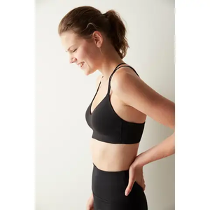 Soutien-gorge de sport ajustable personnalisé pour femme, avec fermeture éclair frontale, pour fitness, yoga et course à pied, effet push-up - Product Image 2