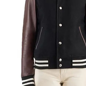 Best Variety Stylish Women's Crop Varsity Jacket Full Sleeve Short Length Casual Wear Trending Custom Color Warm Varsity Jacket - Product Image 5