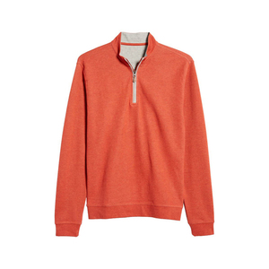 Sudadera de hombre con media cremallera, forro polar, tipo pulóver, con cremallera corta, de primera calidad, transpirable, cálida, suéteres tipo pulóver. - Product Image 5