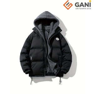 High Quality Customized <b>Men's</b> <b>Hoodies</b> Stand Collar Embroidered Logo Top Seller OEM ODM Clothing Manufacturers Sweatpants Pattern - Product Image 3