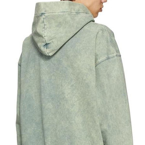 Sudadera con Capucha para Hombre, 100% Algodón, Lavado Ácido, Logotipo Serigrafiado en la Parte Delantera, Diseño con Bolsillo, Transpirable, Ecológica, Corte Regular, 2 Piezas - Product Image 6