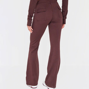 Conjunto Deportivo Formal Corto para Mujer, Personalizado, de Poliéster/Algodón, Sudadera con Capucha de Corte Regular y Pantalones de Corte Recto, Conjunto para Correr - Product Image 5
