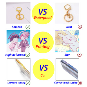 Bán buôn Hologram <span class=keywords><strong>3D</strong></span> Shaker Acrylic Standee UV in ấn Anime nhựa rõ ràng tùy chỉnh Acrylic đứng - Product Image 3