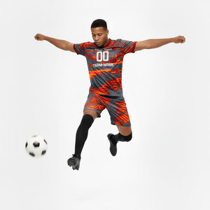 Uniforme de Fútbol para Adultos de Alta Calidad, Sublimado, Transpirable, Manga Corta, Personalizable (OEM Disponible) - Product Image 2