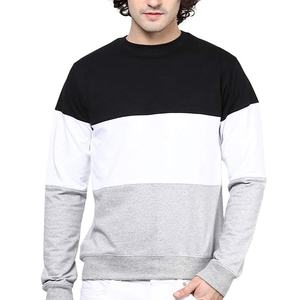 Sweat-shirt décontracté haut de gamme personnalisé 2026 – Sweat-shirt basique ajusté en mélange de coton pour homme - Product Image 1