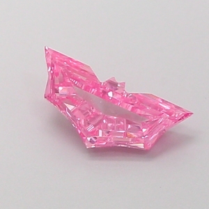 0.57 Carat Batbird Cut Lab Grown Diamond Fancy Vivid <b>Pink</b> VS1 IGI Certified CVD Loose Diamond Wholesale for Jewelry Making - Product Image 1