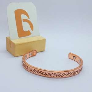 Antique <b>Copper</b> Plated Wrap Cuff Bracelet with Vintage Engraved Pattern Women's Party Fashion Jewelry - Product Image 3