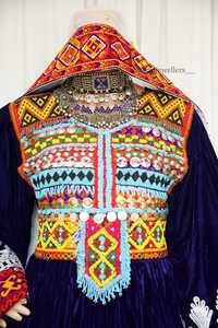 Vestido Afgano Kochi al por Mayor, Vestido Tradicional Tribal Banjara Vintage de Alta Calidad, Estilo Afgano/Pakistaní, para Fiestas, por AM Impex - Product Image 2