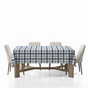 ผ้าปูโต๊ะผ้าฝ้ายสไตล์วินเทจผ้าธรรมชาติเย็บแข็งแรงสำหรับห้องรับประทานอาหารและสถานที่กลางแจ้ง - Product Image 3