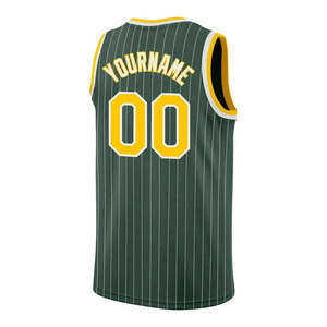 Maillots de basket-ball personnalisés de style premium pour un usage unisexe, légers, confortables, respirants, à manches courtes, imprimés, chemises de sport - Product Image 6