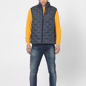 Chaleco Acolchado para Hombre con Logotipo Personalizado al por Mayor, Chaquetas sin Mangas Cálidas para Invierno y Otoño, Tallas Grandes, Transpirables, con Cierre, Servicio OEM - Product Image 6