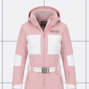 MALUZA INDUSTRIES Durable Waterproof 10,000mm <b>Men's</b> Hooded <b>Jumpsuit</b> Windproof Snow Warm Insulated Polyester/Nylon Ski Zipper - Product Image 3