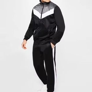 Chaqueta Deportiva Unisex de Poliéster con Cierre y Cuello Alto, Diseño Color Block, Ligera, Impermeable y Cortavientos, OEM ODM - Product Image 3