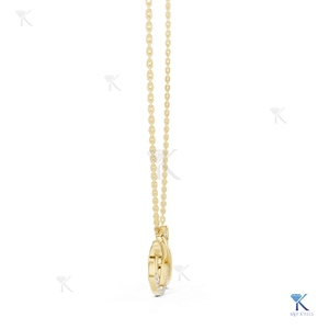 Lab Grown Diamond Infinity Butterfly Station Necklace 14K 18K <b>Solid</b> <b>Gold</b> Pave Luxury <b>Pendant</b> Fine Women's Jewelry Gift Party - Product Image 6